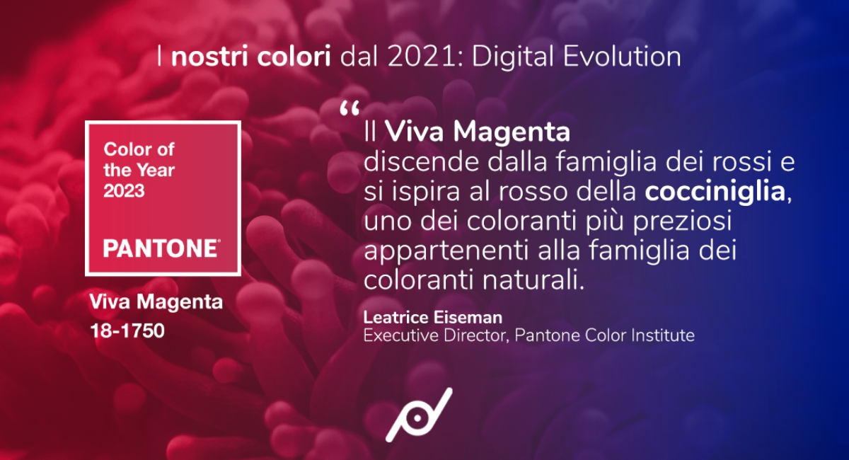 Viva Magenta colore ufficiale dell'anno 2023 - netEVOLUTION