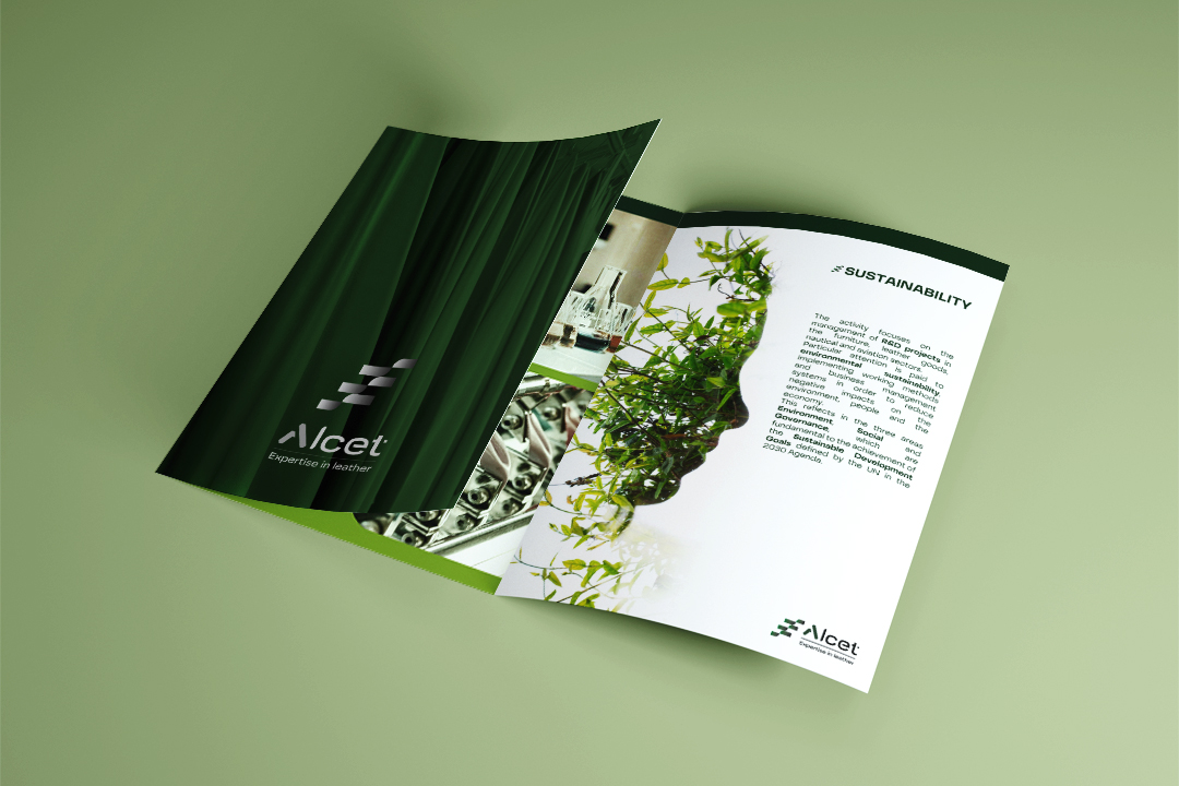 NetEvolution Vicenza Alcet Brochure Leather Consulting Mock up 2