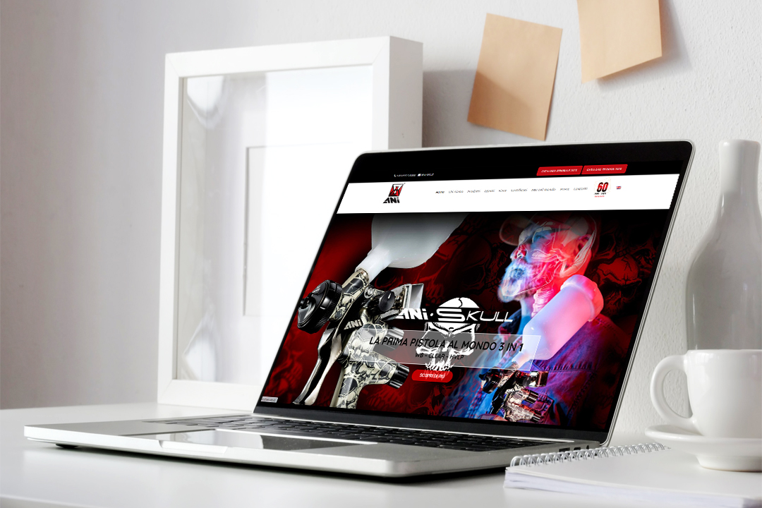 NetEvolution Vicenza officine Meccaniche Ani Mockup Sito web