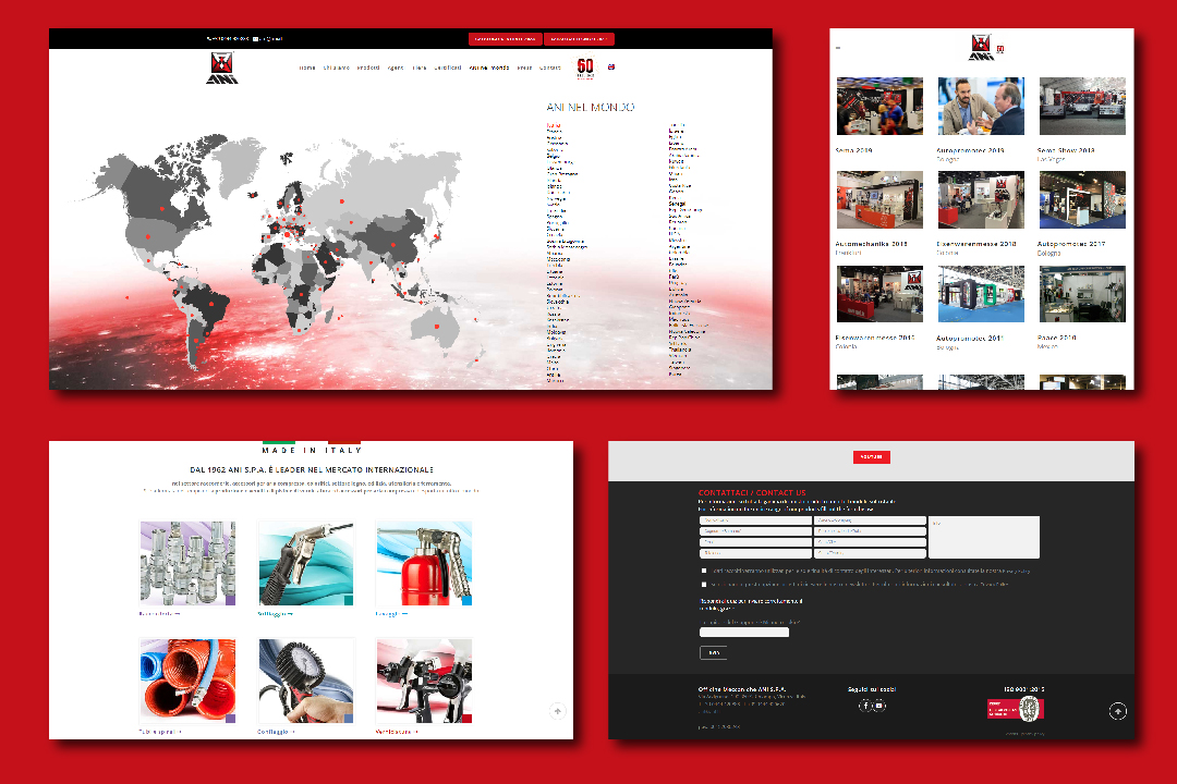 NetEvolution Vicenza officine Meccaniche Ani Composizione Sito Web
