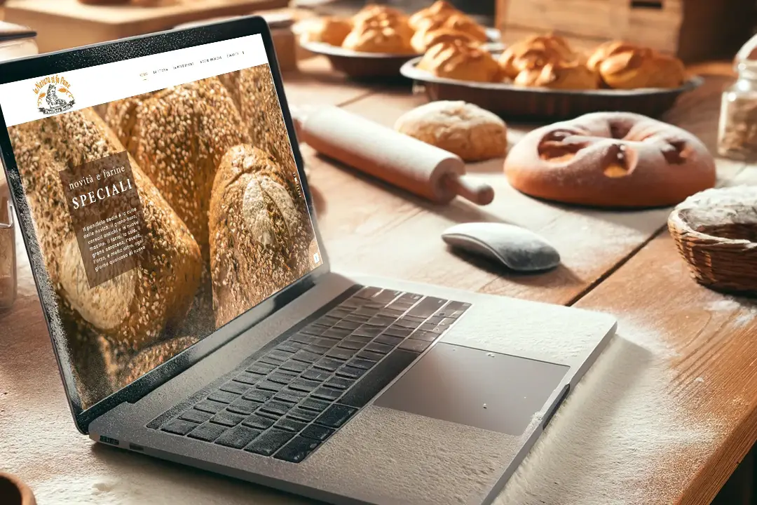 NetEvolution Vicenza Panificio Bedin Grissini Mock up Website