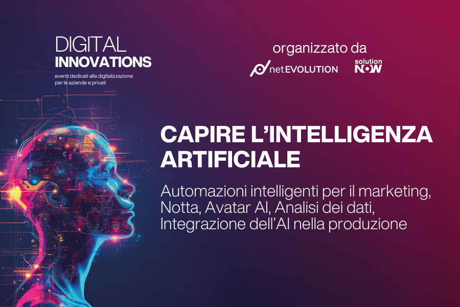Rivedi l'incontro formativo sull'Intelligenza Artificiale tenutosi ad Arzignano. Abbiamo parlato di automazioni intelligenti per il marketing, di Notta, degli Avatar AI, dell'analisi dei dati con l'AI e dell'integrazione dell’AI nella produzione.