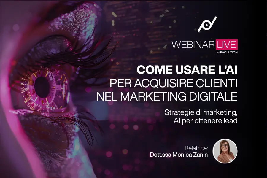 webinar marketing applicazione AI netevolution