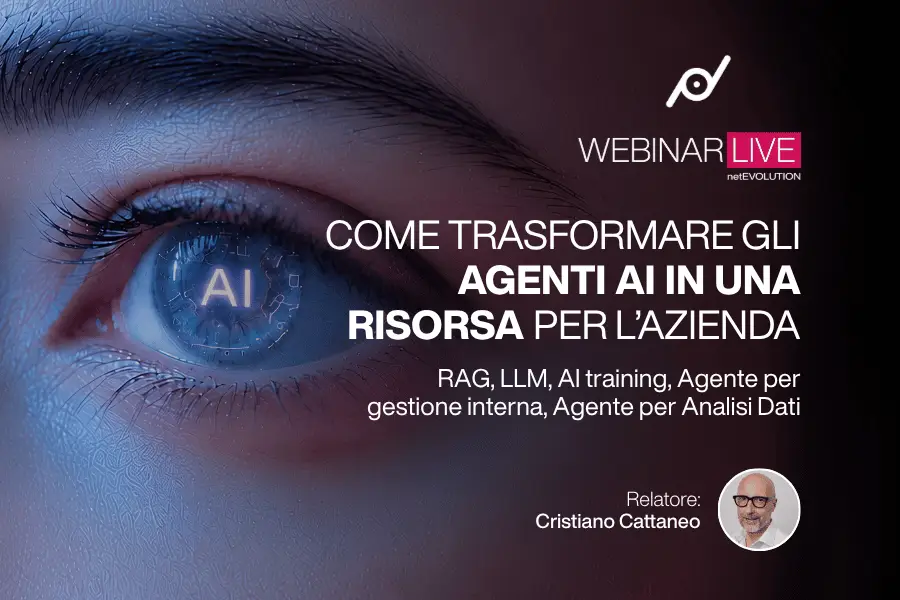 webinar agenti AI academy netEvolution Vicenza